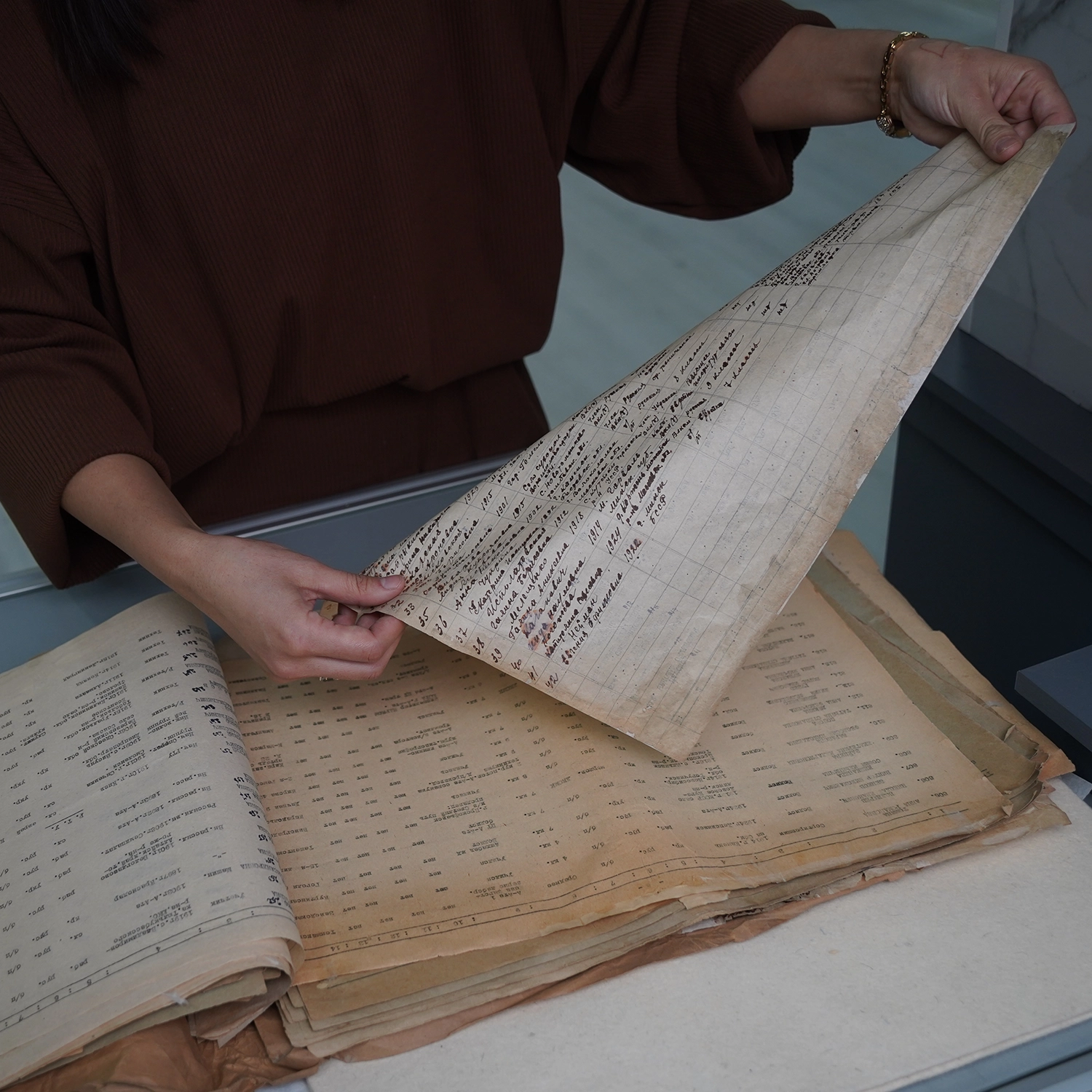 Rare book being evaluated